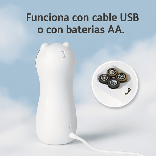Juguete Láser Automático para Gatos y Perros - Antiaburrimiento