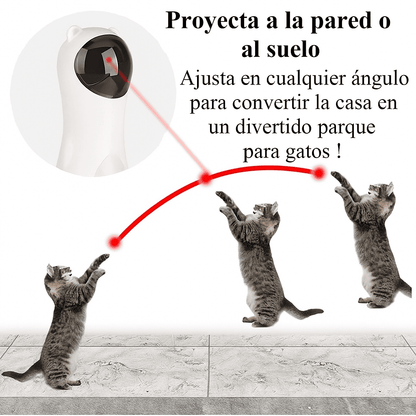 Juguete Láser Automático para Gatos y Perros - Antiaburrimiento